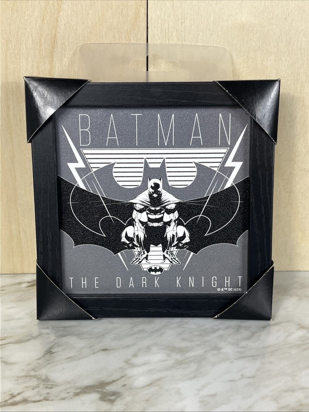 Batman Silver Buffalo 6x6 Picture Framed New